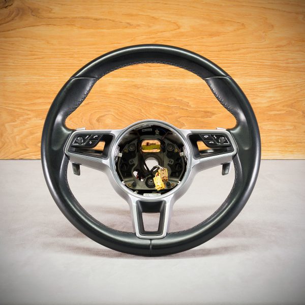 Porsche Macan steering wheel before upholstery