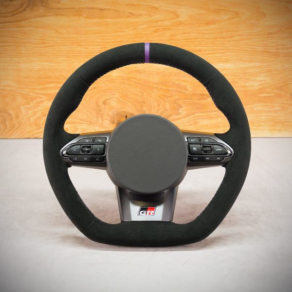 Toyota Yaris GR steering wheel after modification