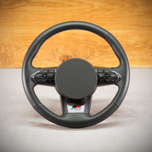 Toyota Yaris GR steering wheel before modification
