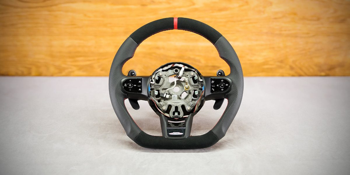 Mini Cooper F55 Custom steering wheel
