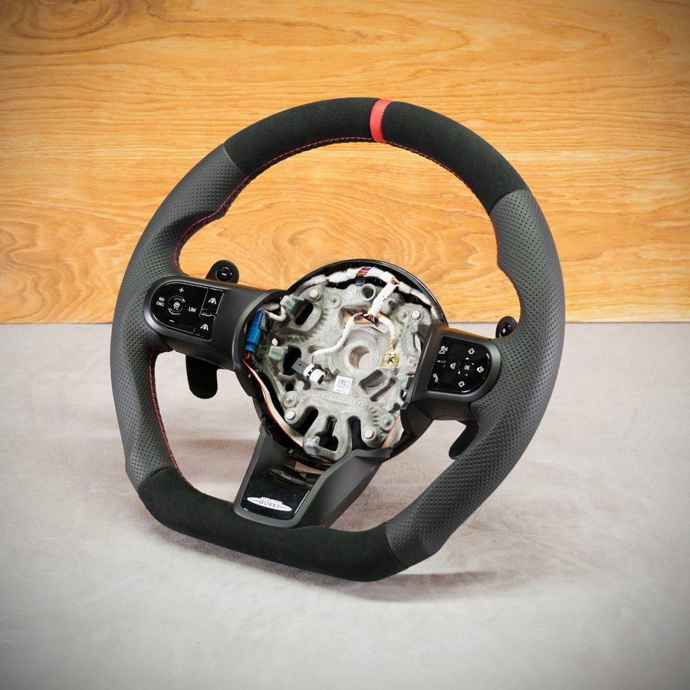 Mini Cooper F55 Custom steering wheel