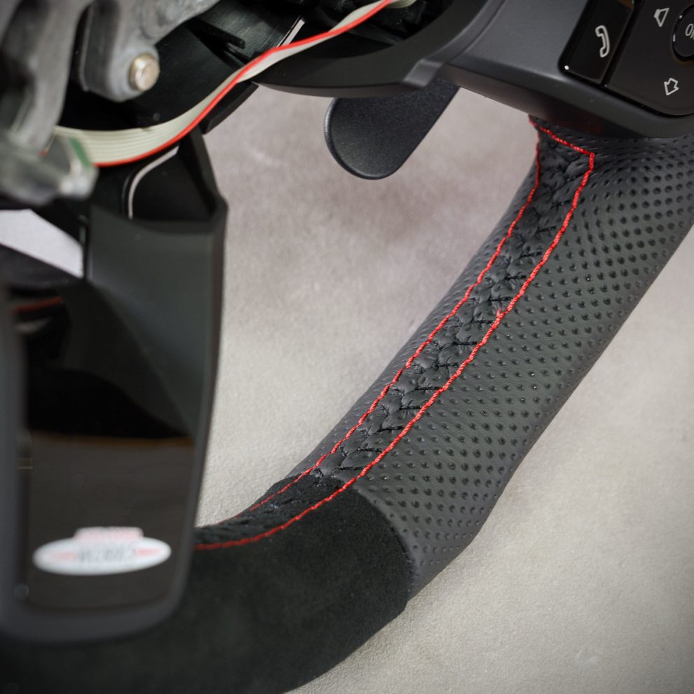 Mini Cooper F55 Custom steering wheel