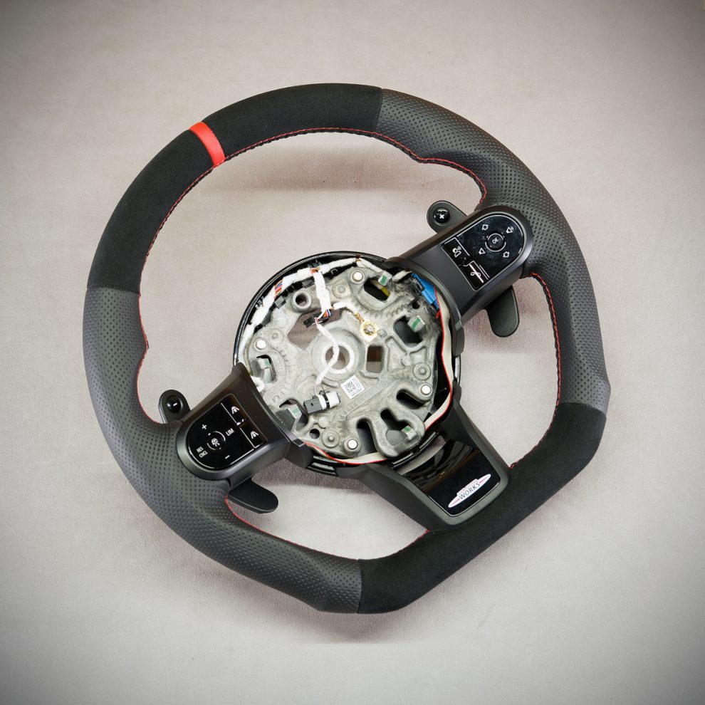 Mini Cooper F55 Custom steering wheel
