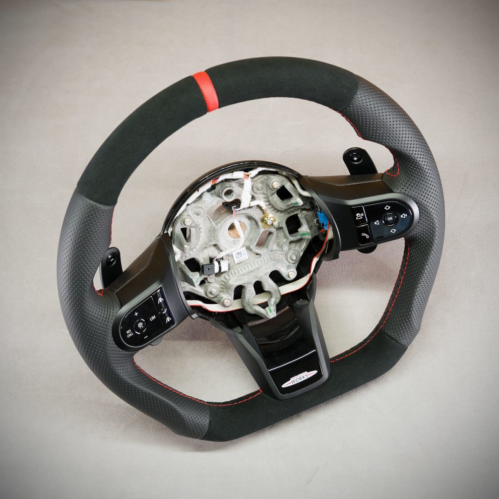 Mini Cooper F55 Custom steering wheel