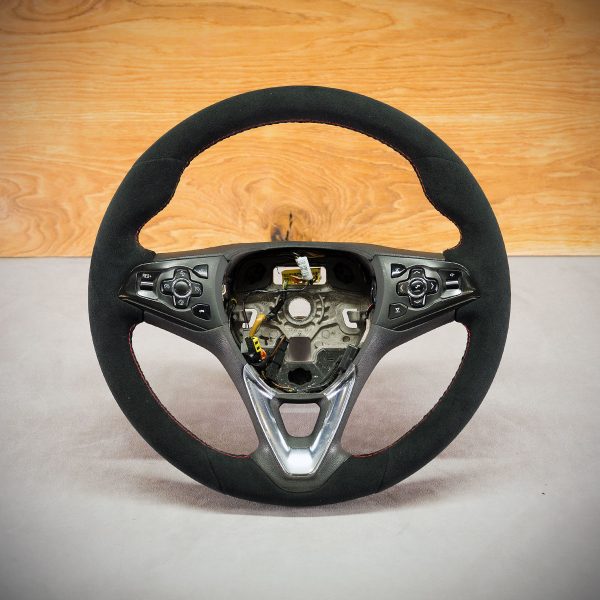 Opel Astra K steering wheel after upholstery Opel Astra K steering wheel after upholstery