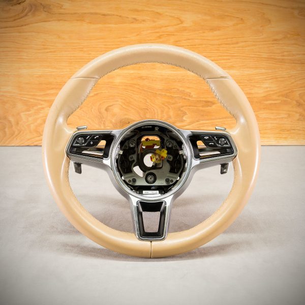 Porsche Macan steering wheel before upholstery Porsche Macan steering wheel before upholstery