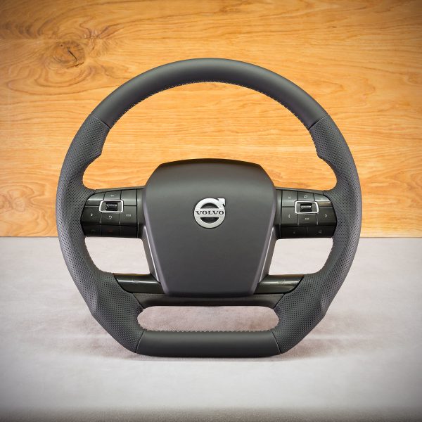 Volvo FH4 steering wheel after modification