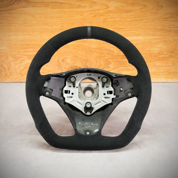 BMW E91 steering wheel after modification