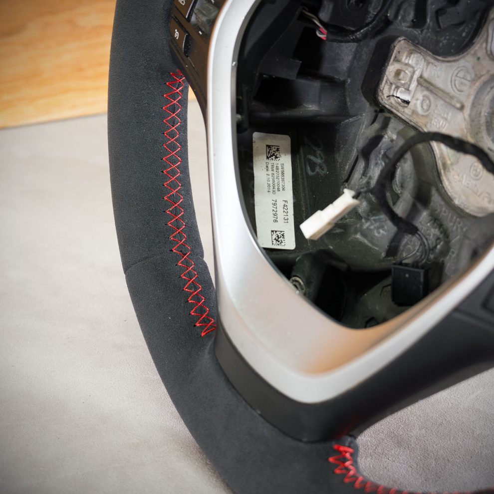 BMW F30 Custom steering wheel
