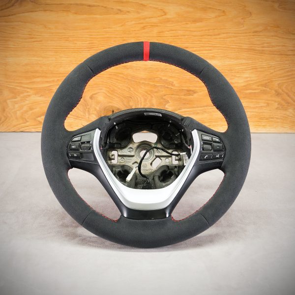BMW F30 steering wheel after upholstery BMW F30 steering wheel after upholstery