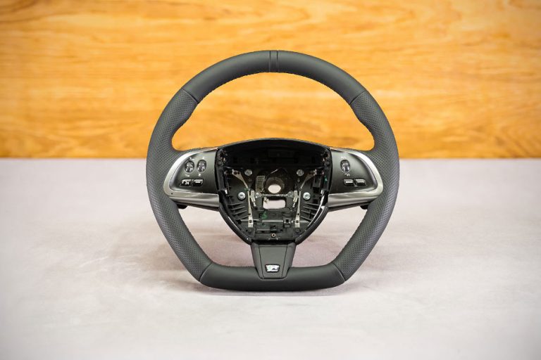 Jaguar XF X250 Custom steering wheel