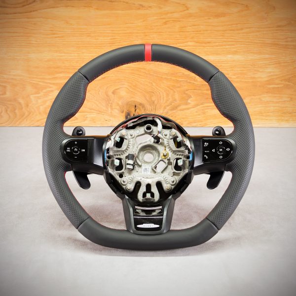 Mini Countryman F60 JCW steering wheel after modification