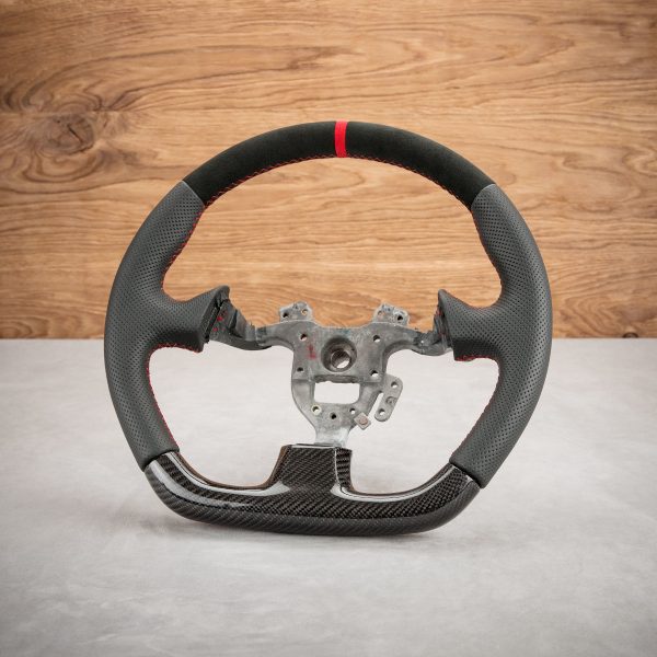 Carbon-fibre-finish-The-bottom-of-the-steering-wheel Carbon-fibre-finish-The-bottom-of-the-steering-wheel